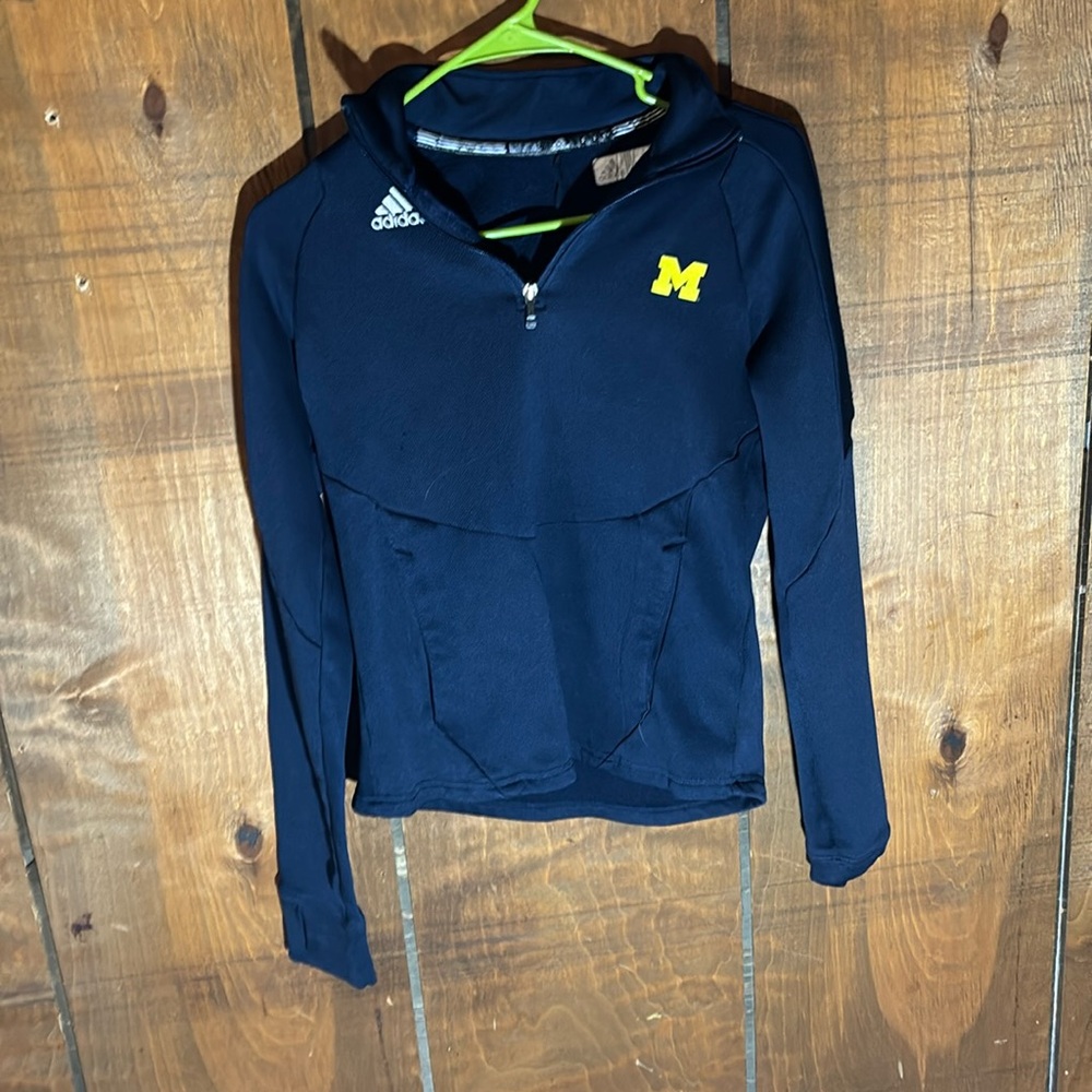 Michigan University, Adidas, long sleeve jacket